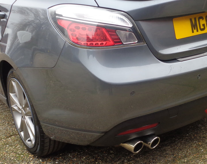 MG 6 2" Stainless Exhaust System With Twin Tailpipe