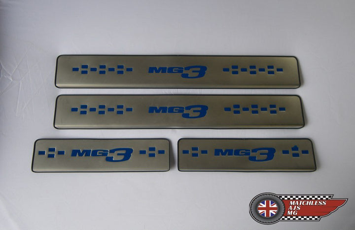 MG 3 Stainless Door Sill Protector Kit