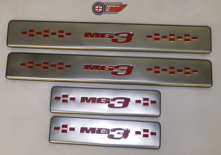 MG 3 Stainless Door Sill Protector Kit