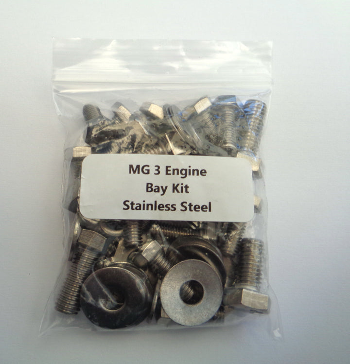 MG3 ENGINE BAY Under Bonnet Stainless Steel FASTENERS Replacement Kits