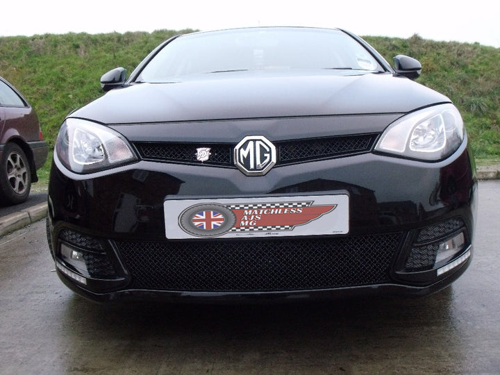 MG6 Mesh Grille Set  Matt Black and Black Gloss