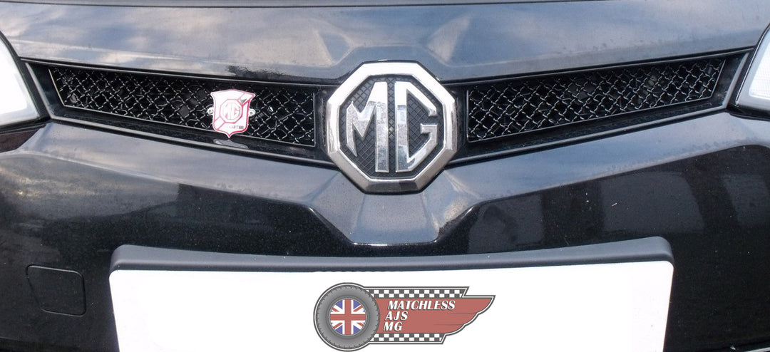 MG6 Mesh Grille Set  Matt Black and Black Gloss
