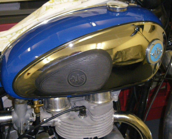 Matchless and AJS Chrome Petrol Tank Side Panels