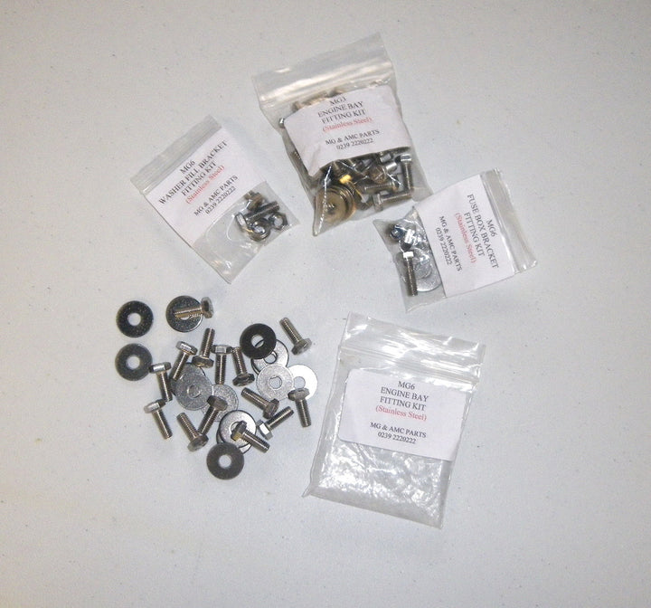 MG3 Under Bonnet Stainless Steel Replacement Kits