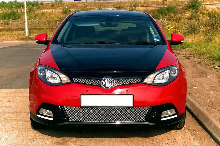 MG6 Mesh Grille Set  Matt Black and Black Gloss